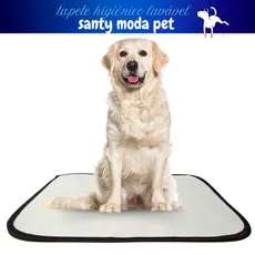 kit 2 tapete higiênico lavável cães G1, 100 x 60 cm, reutilizável impermeável não vaza xixi para cachorros.