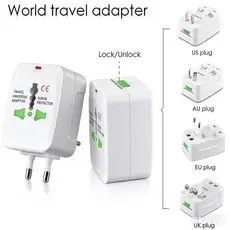 Adaptador de Tomada Universal  AUS/NZ/EUA/UK/USA