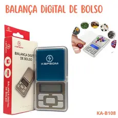 Mini Balança Digital De Bolso E Alta Precisão 0,1g Até 500g