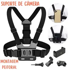 Suporte de Gravação Peitoral para Câmeras e Celulares SPR-12