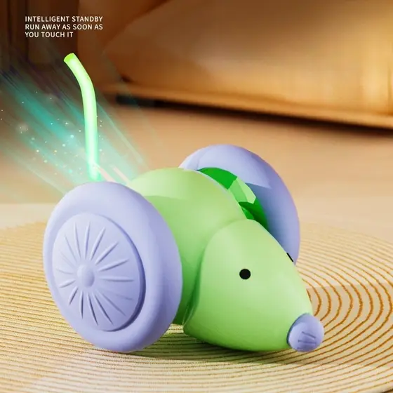 Brinquedo Para Gatos e Cachorrinhos / Ratinho Interativo - Anti Tédio USB