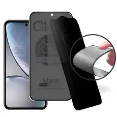 Kit Capa Anti-Impacto Transparente + Película Cerâmica Fosca Privacidade Todos Redmi A5/14C/15C/C75