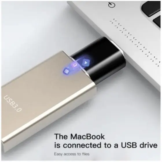 Adaptador Conector Otg Usb 3.0 Para Usb Tipo C