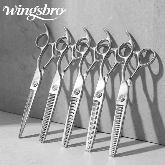 Tesoura De Desbaste Profissional Para Salão De Barbeiro De 6.5 Polegadas , Cabeleireiro Corte De Cabelo Uso Doméstico , Ferramentas E Acessórios De Penteado