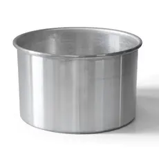 Assadeira Redonda Alumínio Nº15 1,6L Bolo Pão15cm Cozimento Uniforme Cozinha Profissional Elegante