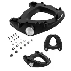 Base suporte Universal Para Bau bauleto Moto Monokey M5 Givi preto + Kit fixação