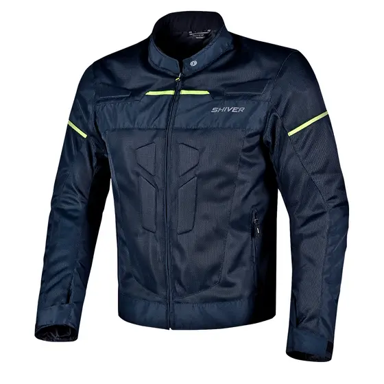 JAQUETA MOTO MOTOQUEIRO MOTOCICLISTA VENTILADA MASCULINA AZUL MARINHO COM PROTEÇÃO ESTILO X11 PILOTO LANÇAMENTO 2025