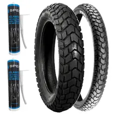 Pneu MOTO MT60 90/90-19 + 110/90-17 PIRELLI Bros Crosser Xre FLY + SELANTES PNEU SPEC 300ML