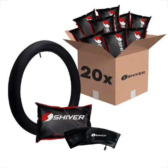 20 UNIDADES KIT CAMARA DE AR SHIVER BICICLETA INFANTIL ARO 20 175MM ATACADO BICO GROSSO SCHRADER