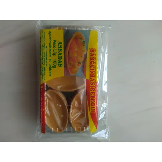 Kit Barquinha Rebequi Assada 150 gr Com 120 Unds