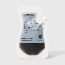 Máscara Facial Esfoliante de Carvão Vegetal  4 Usos  - Scrub Mask 35ml