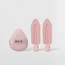 Kit Acessórios para Make – Presilha de Cabelo Rosa + Mini Esponja Océane Edition (2 Produtos)
