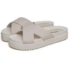 Sandalia Chinelo Dubuy Feminino Slide Off White Original Bia 2076DB