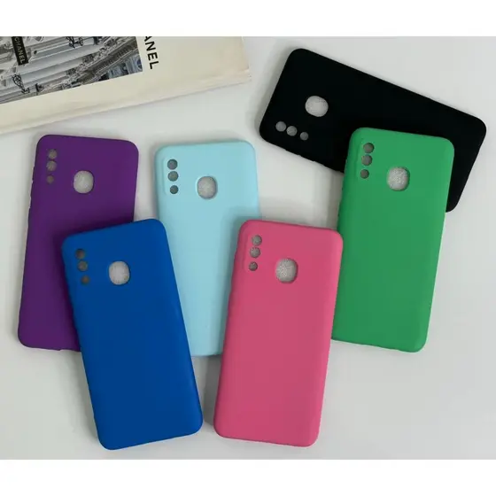 Capa Capinha Para Samsung A20 / A30 Silicone Aveludado  Película Case