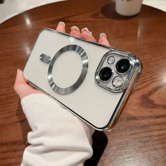 Capa Capinha Case Compatível Para iPhone 13 14 15 16 16E 17 Air Pro Max Plus Silicone Alta Qualidade Com MagSafe CX01