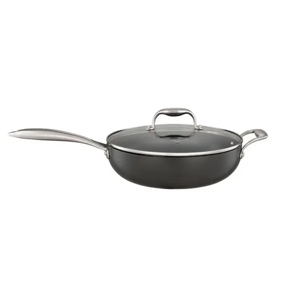 Wok com Tampa Diamond Brinox 28X8 3,4L - Com Indução - Tamanho Grande