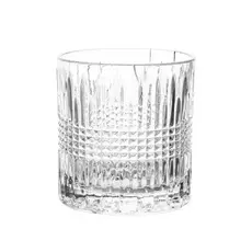 Jogo de Copos 6 Peças 330 ml em Vidro Decorado Transparente Linha Viena Haus Concept