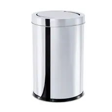 Lixeira Com Tampa Basculante Brinox Decorline 21,2 Litros Aço Inox