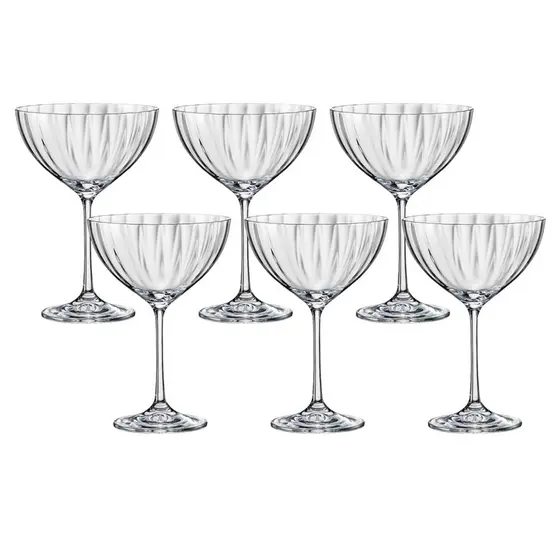 Jogo 6 Taças para Espumante Vintage 340ml Cristal Dream – Haus Concept