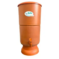 FILTRO DE BARRO 08 LITROS TOTAL - MARROM CLARO - LANÇAMENTO - LINHA COLOR -  01 FILTRO POR PEDIDO