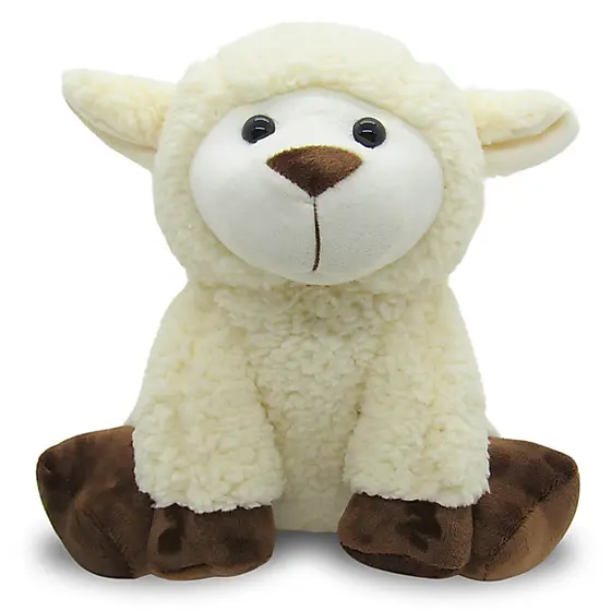 Ovelha De Pelúcia Fazendinha 25cm Decoração Infantil Quarto Bebê Safari
