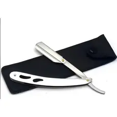 Navalhete Para Barbeiro Barba Profissional Cor Prateado