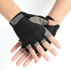 Luvas De Meio Dedo Para Academia Fitness Antiderrapante Mulheres Homens Ciclimo Luva