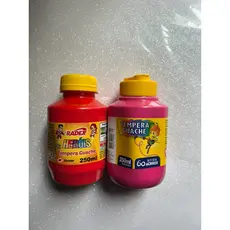 Tinta guache 250 ml - 2 cores