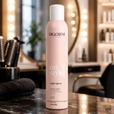 Light Spray Rigolim Fixador Cera Liquida Capilar 300ml Antifrizz Modelador Capilar Fixação Leve