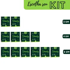 Adoçante 100% Stevia Stevita Soul Sachê Pó Sem Lactose Dietético Natural KIT'S com 2,4 e 6 Caixas