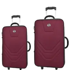 KIT 2 MALA DE VIAGEM 23KG E 32 KG MÉDIA E GRANDE - VIAGEM VILLAGE ANAC CONJUNTO