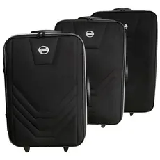Kit 3 Mala de viagem 10kg 23kg e 32kg GRANDE MÉDIA e PEQUENA PMG Barata Rodinha Jogo Viagem VIllage