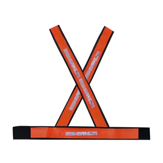 Colete Refletivo Tipo X Laranja Noturno 426 Brascamp