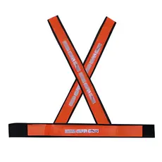 Colete Refletivo Tipo X Laranja Noturno 426 Brascamp
