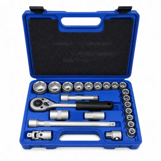 Jogo Soquetes Sextavado 22 Peças 10a32mm 1/2" G19578AC Gamma