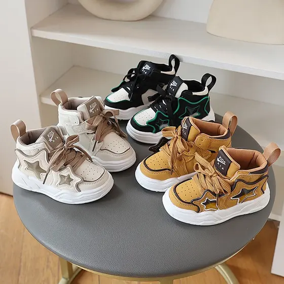 Tênis infantil Sapatos infantis casuais para meninos Moda tênis de corrida para meninas Leve e macio