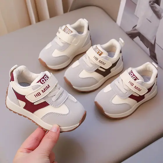 Tênis infantil Sapatos infantis casuais para meninos Moda tênis de corrida para meninas Leve e macio