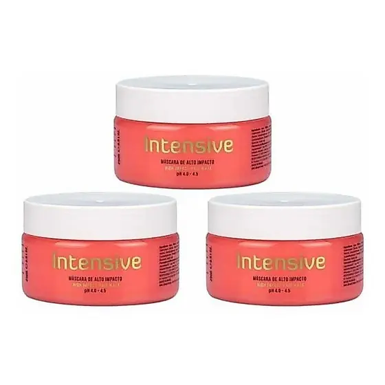 Máscara Intensive Morango Mac Paul 250gr. Kit 3 Unidades
