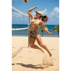 Shortinho De Piscina Saída De Praia Feminino Verão Elástico
