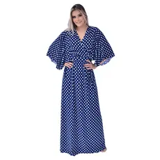Kaftan Vestido Longo Homewear Camisola Longa
