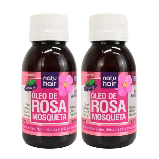 Óleo de Rosa Mosqueta NatuHair 60ml x2 un