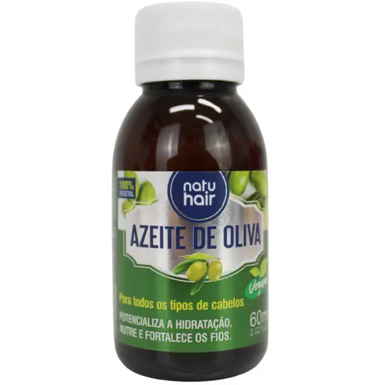 Óleo Capilar Azeite de Oliva NatuHair  60ml