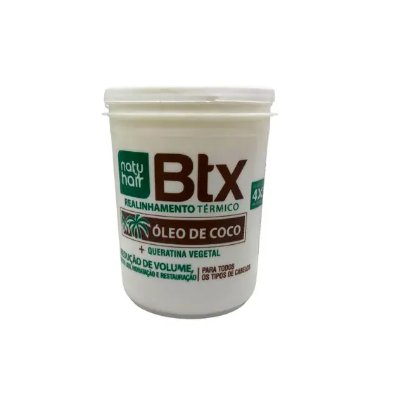BTX Realinhamento Térmico Botox Sem Formol Óleo de Coco NatuHair 210g