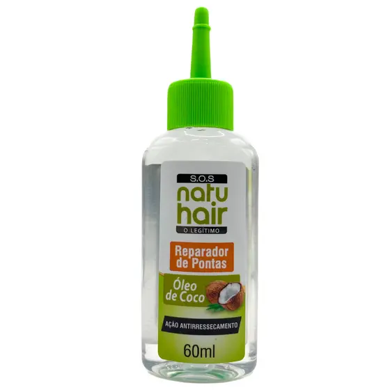 Reparador de Pontas Natuhair Óleo de Coco 60ml