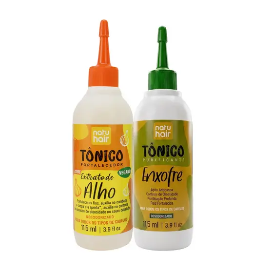 Kit Tônico Capilar Alho +  Enxofre NatuHair