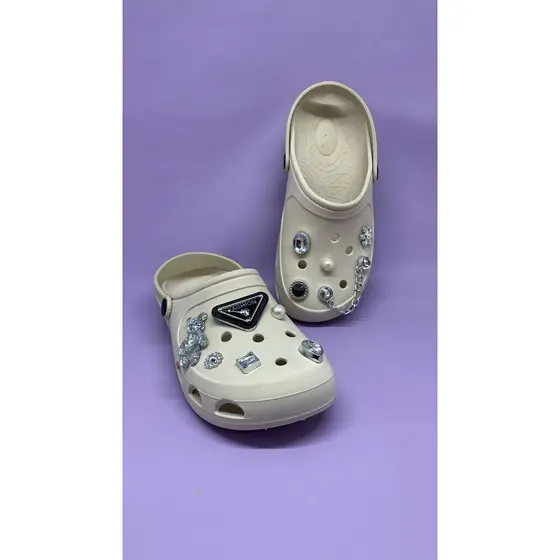 sandália babuche feminino Triangulo Com strass Montada da sua preferência Linda Leve Confortavel
