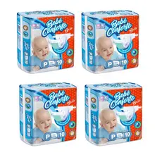Fralda Infantil B.C - (Dia & Noite) Mini - Kit com 4 Pacotes.