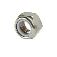 Porca Sextavada Autotravante Parlock Zincada 1/4 100und