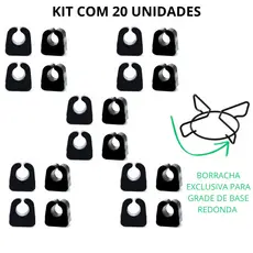 Borracha Suporte da Trempe Grade Cooktop Fogão Atlas Consul Itatiaia Mondial Fischer - 20 Peças