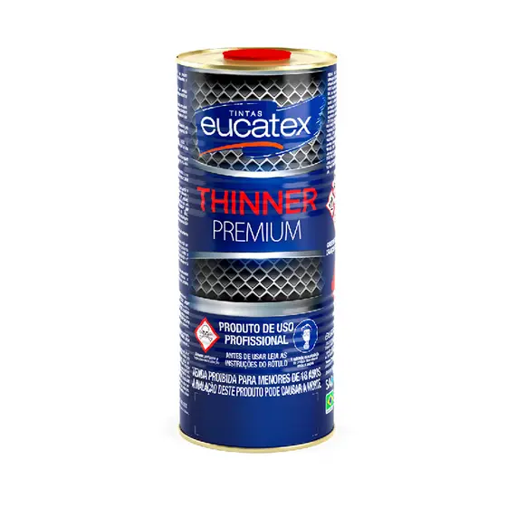 THINNER 9800 PREMIUM PARA DILUIÇÃO TINTAS E LIMPEZA 900ML EUCATEX